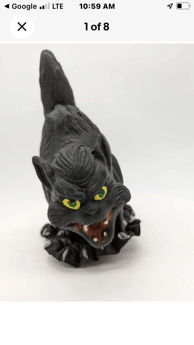 Black Cat Halloween Decor