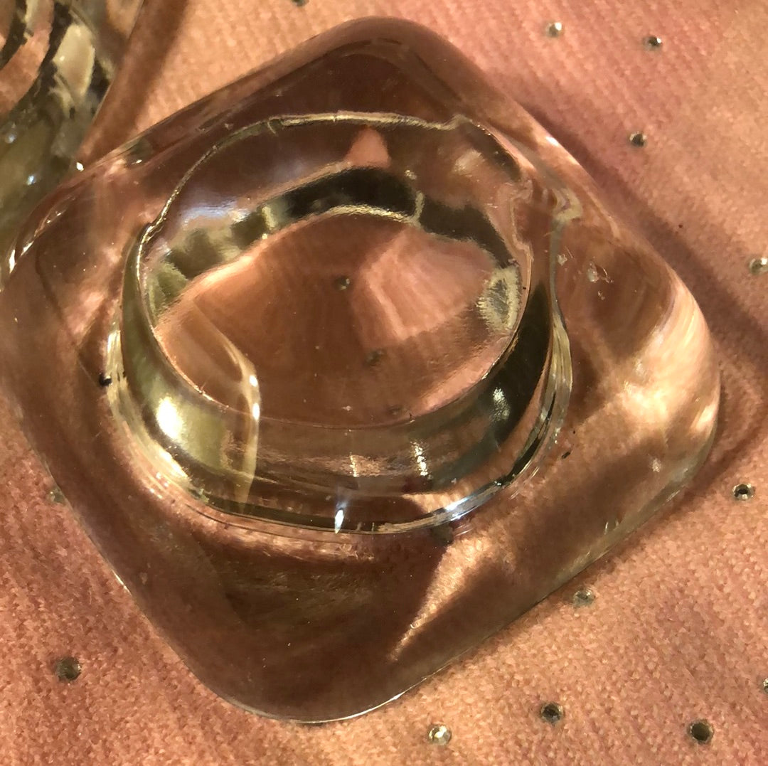 Heavy Glass Salt Cellar’s