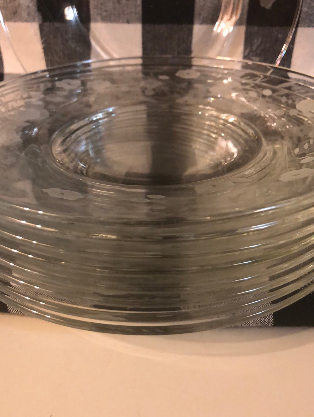 Depression Glass Luncheon Plates