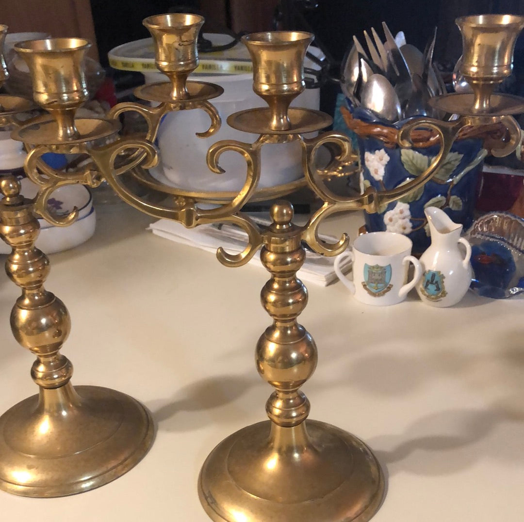 Pair of Brass Candlesticks