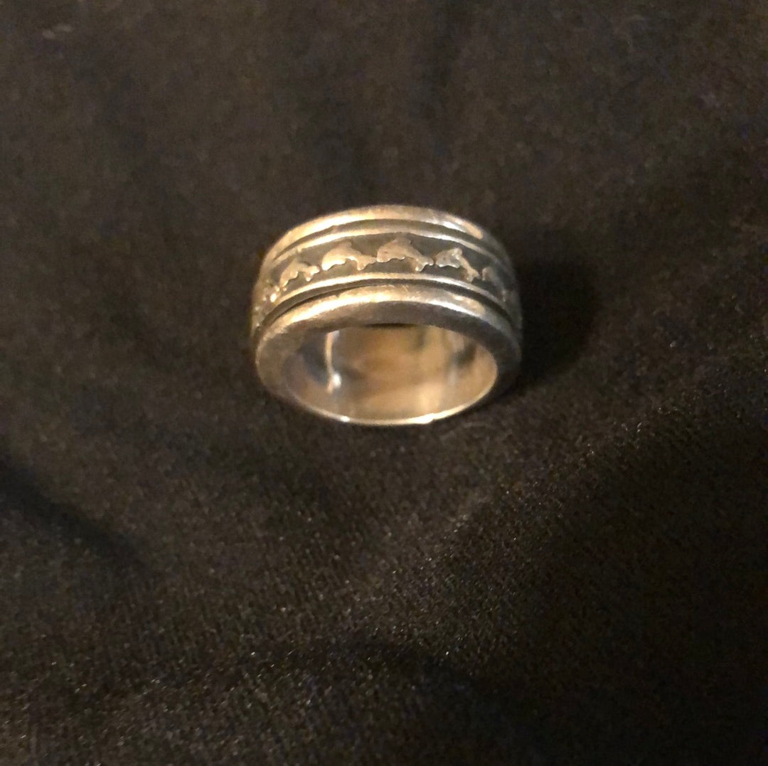 Dolphin Ring Sterling