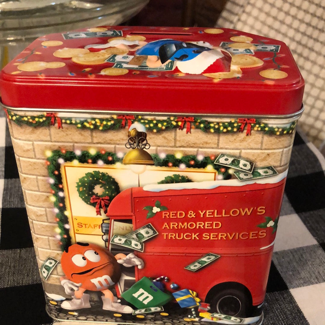 M and M’s Collectable Tin Bank