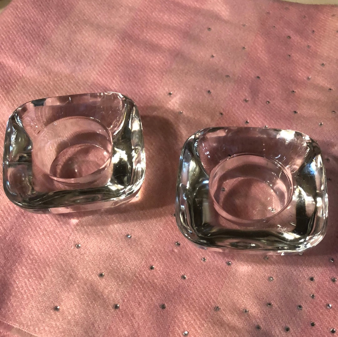 Heavy Glass Salt Cellar’s