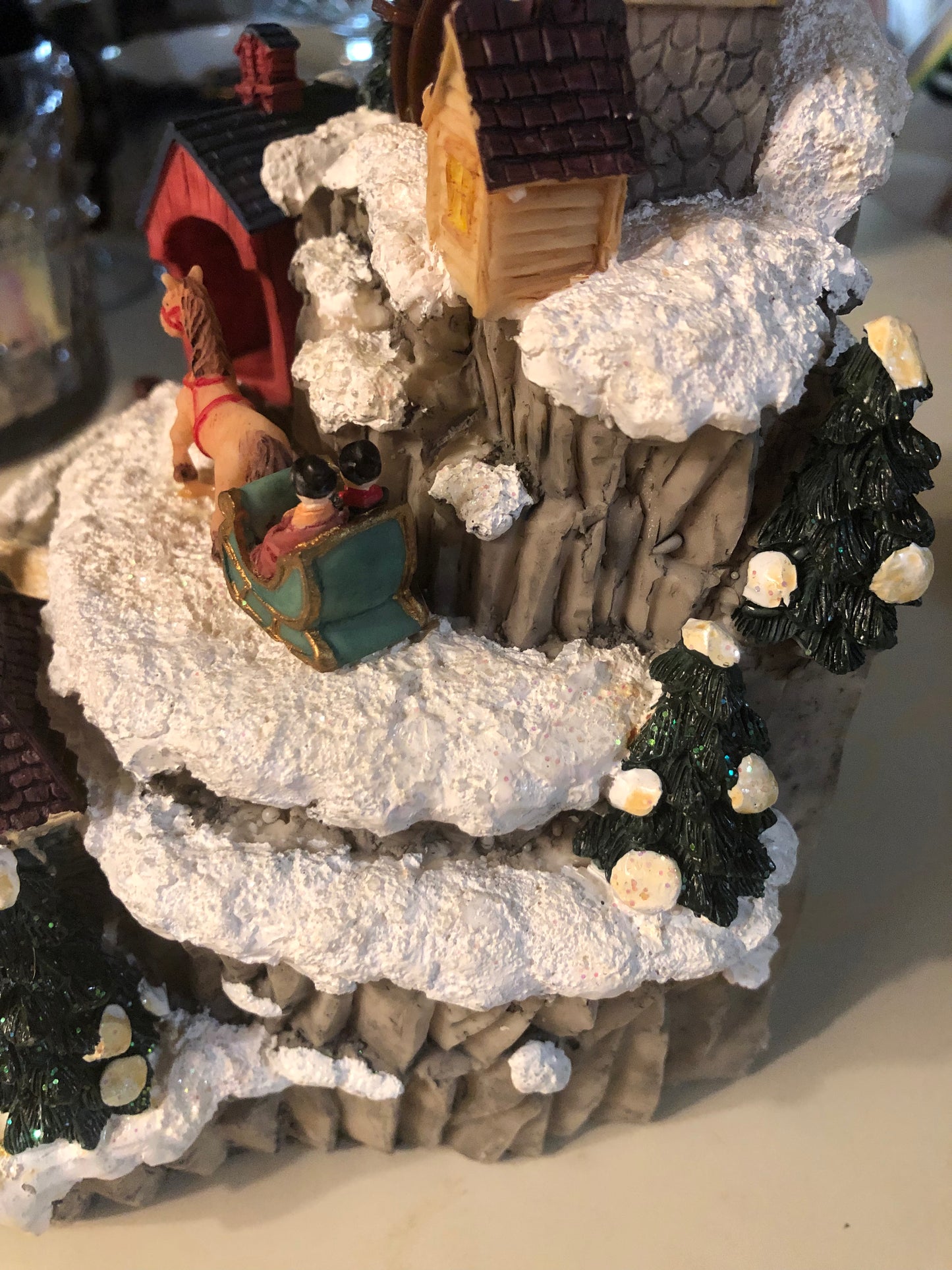 Christmas Village Musical 🎶 Waterfall