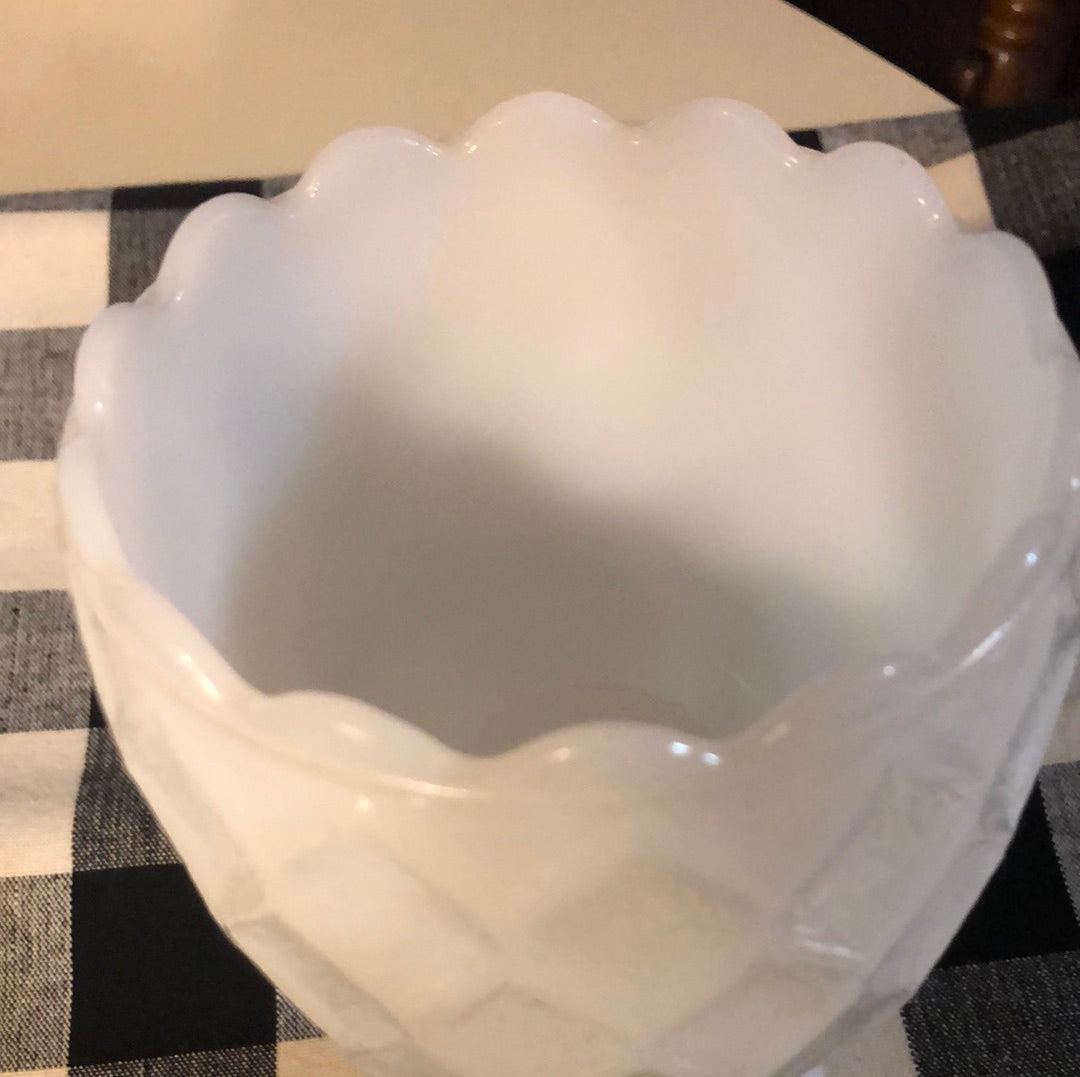 Milk Glass Vase