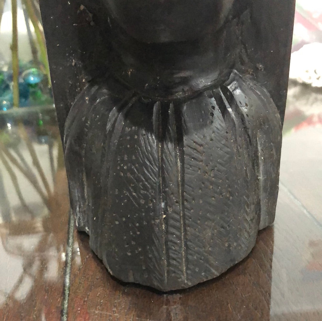 African Male Tribal Head statue
