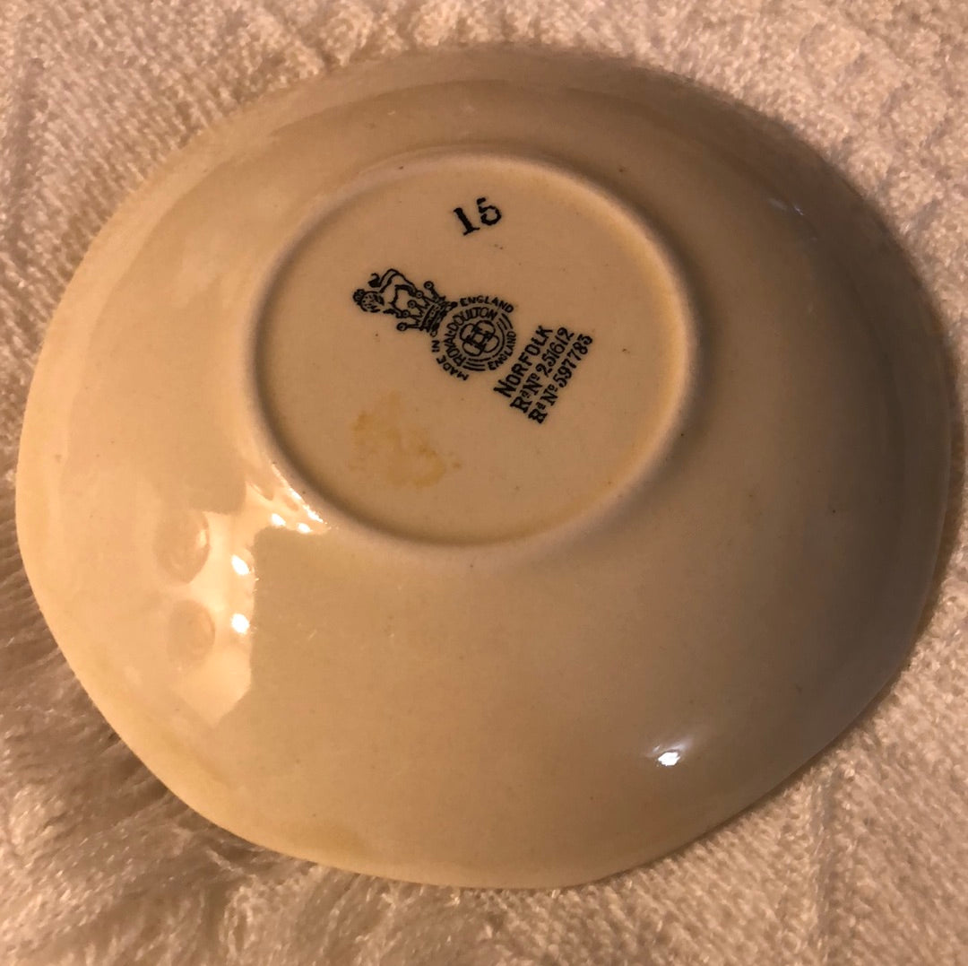 Norfolk Saucer #15 Royal Daulton