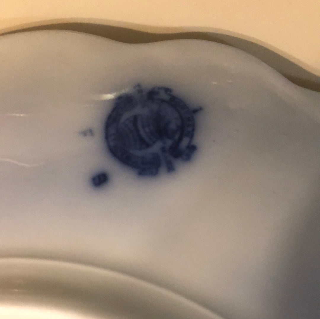 Flo Blue WHGrindley Porcelain Plate