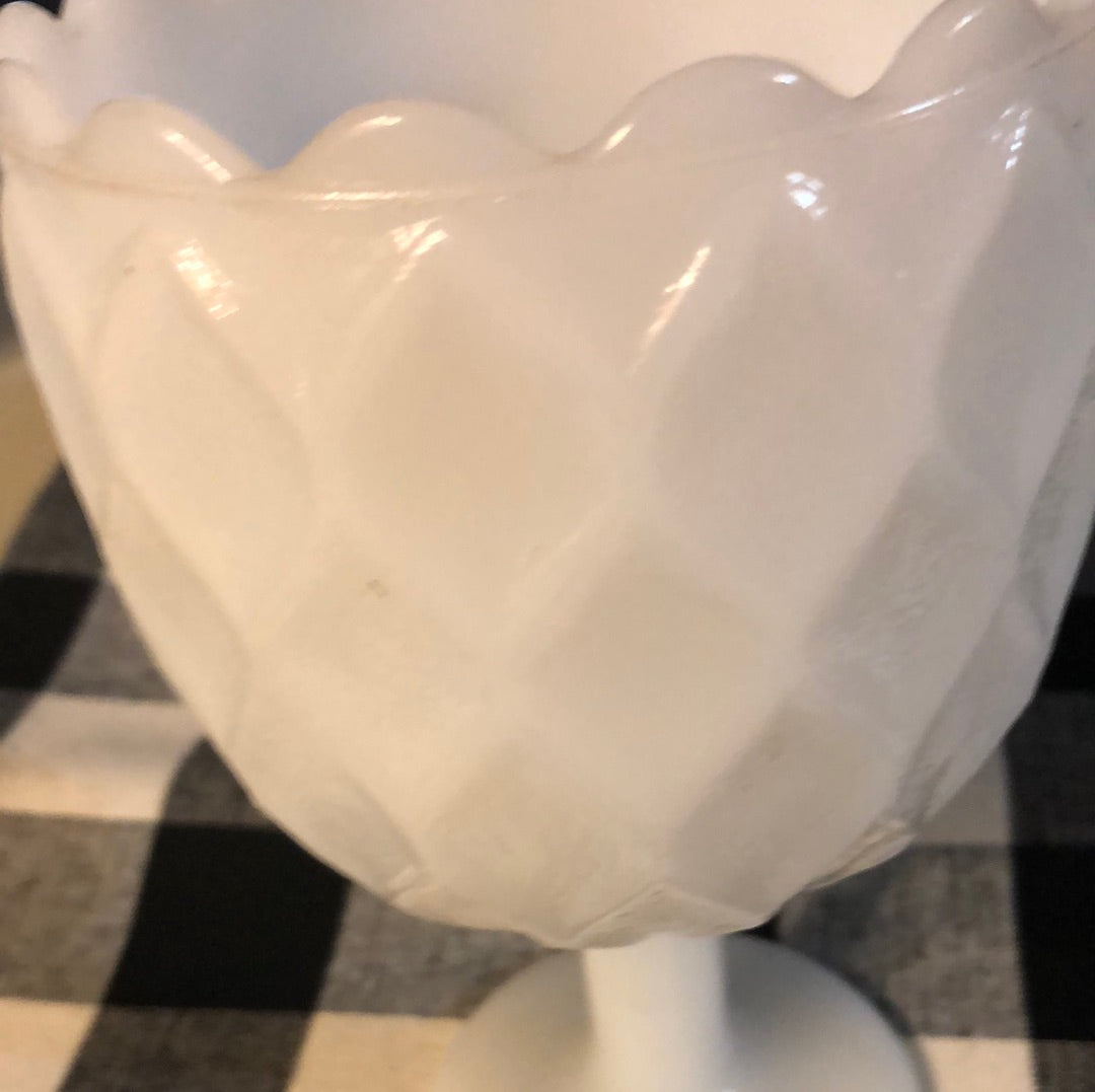 Milk Glass Vase