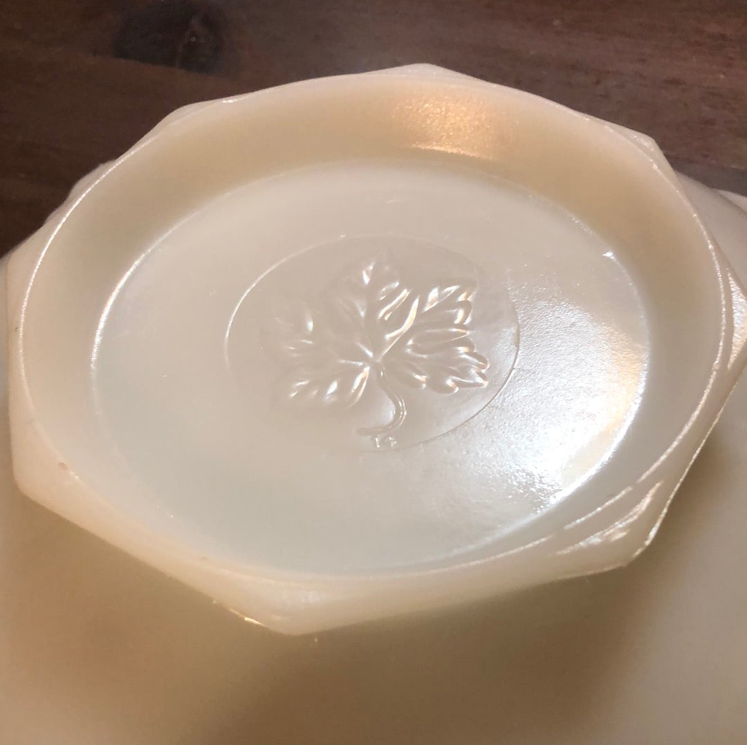 Grapevine Milkglass Serving Bowl