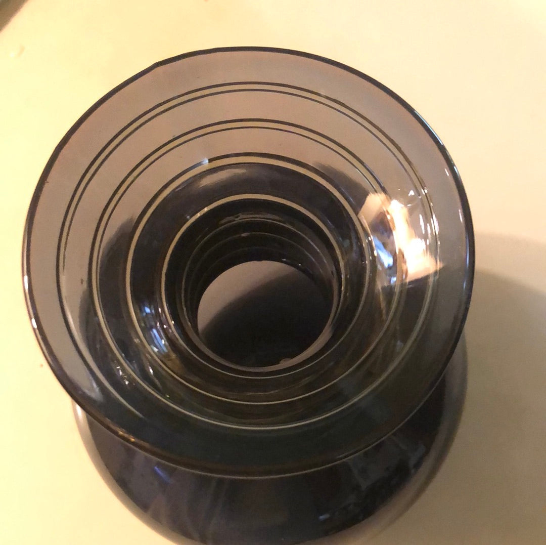 Art Deco Mouth Blown Vase