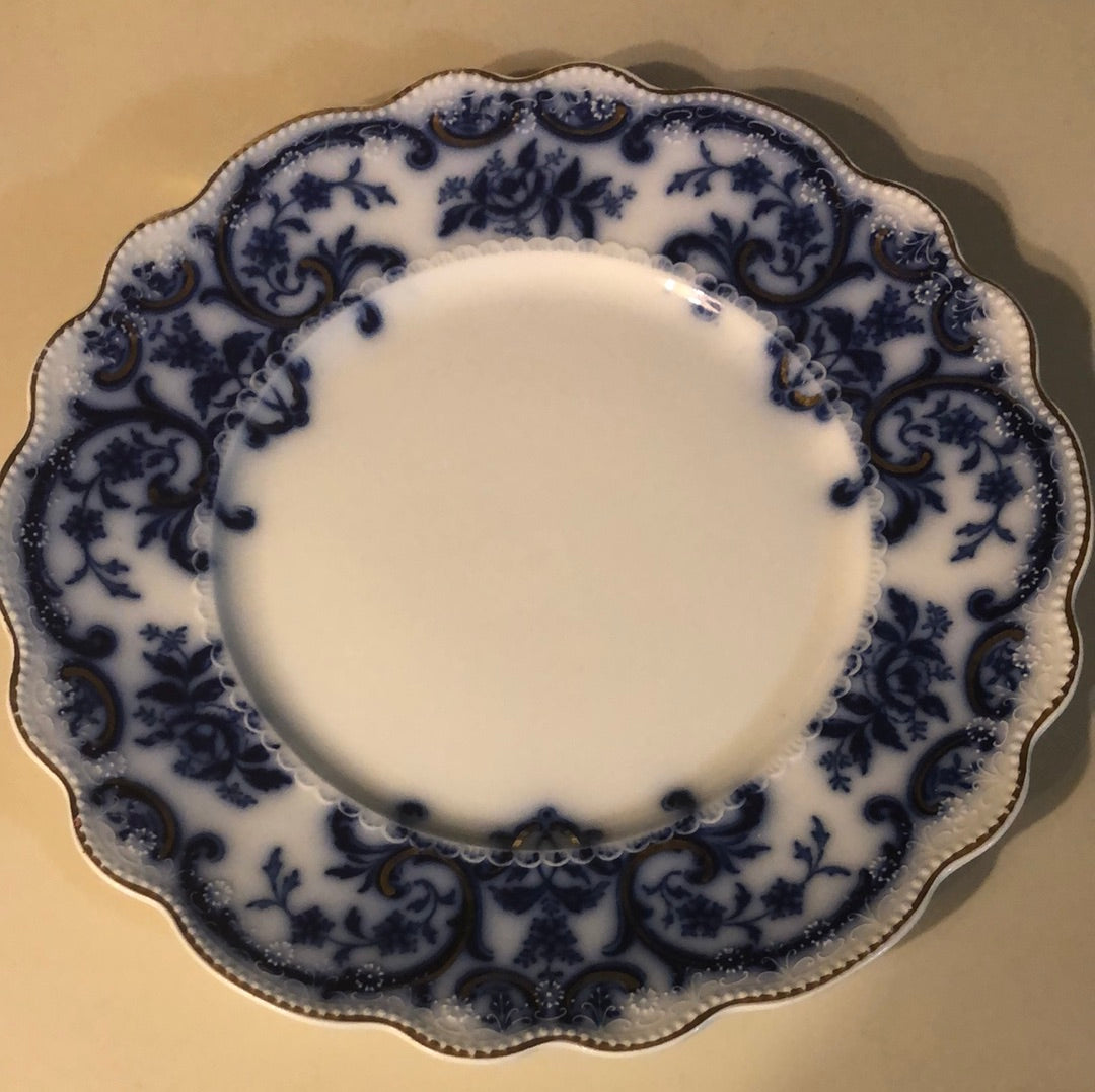 Flo Blue WHGrindley Porcelain Plate