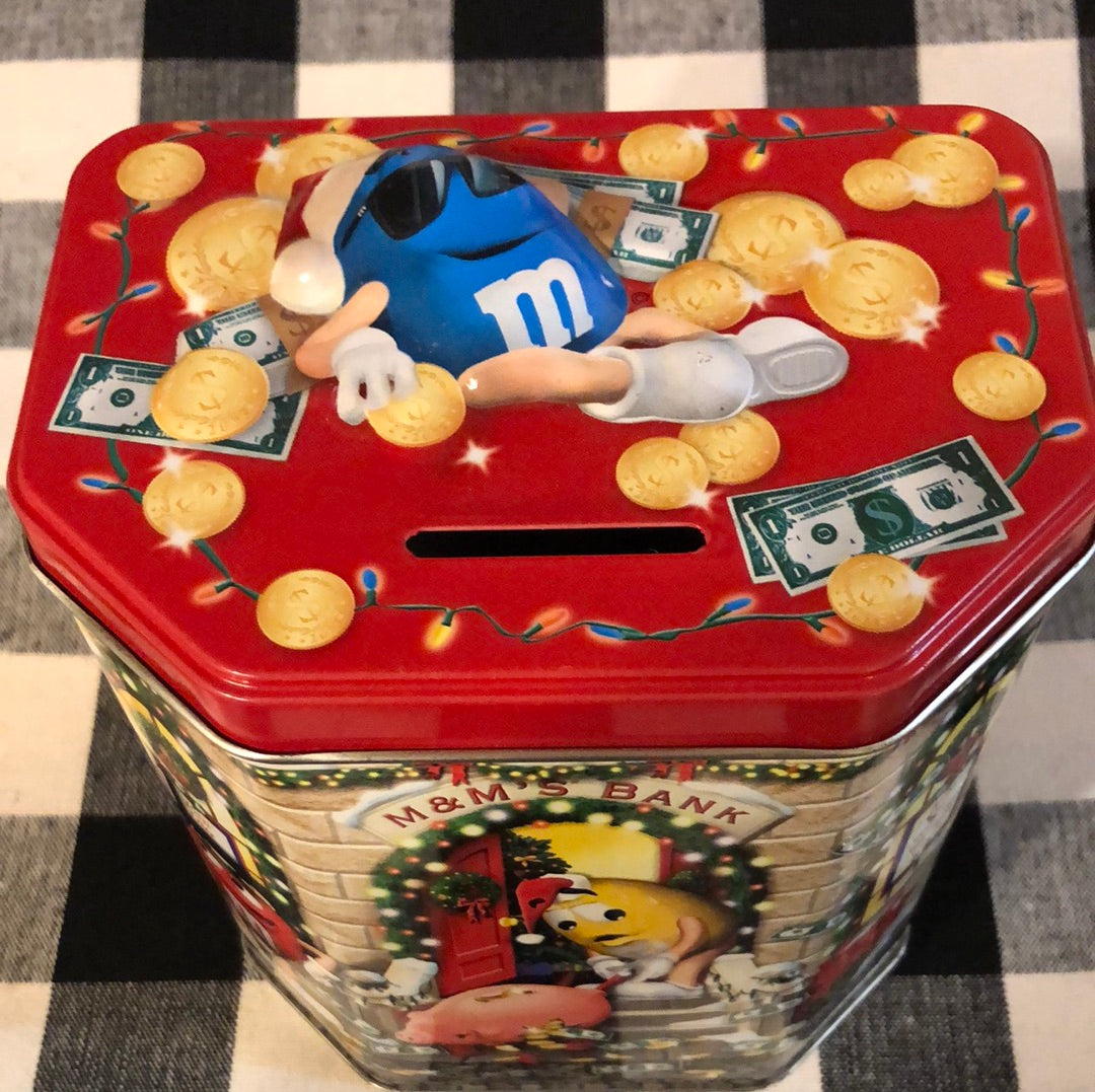 M and M’s Collectable Tin Bank
