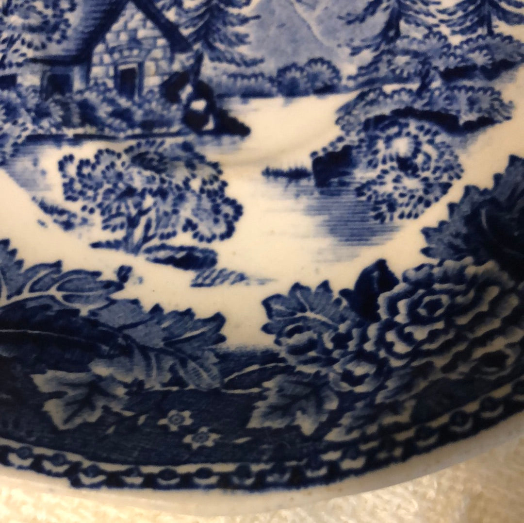 Blue Willow Saucer Rare