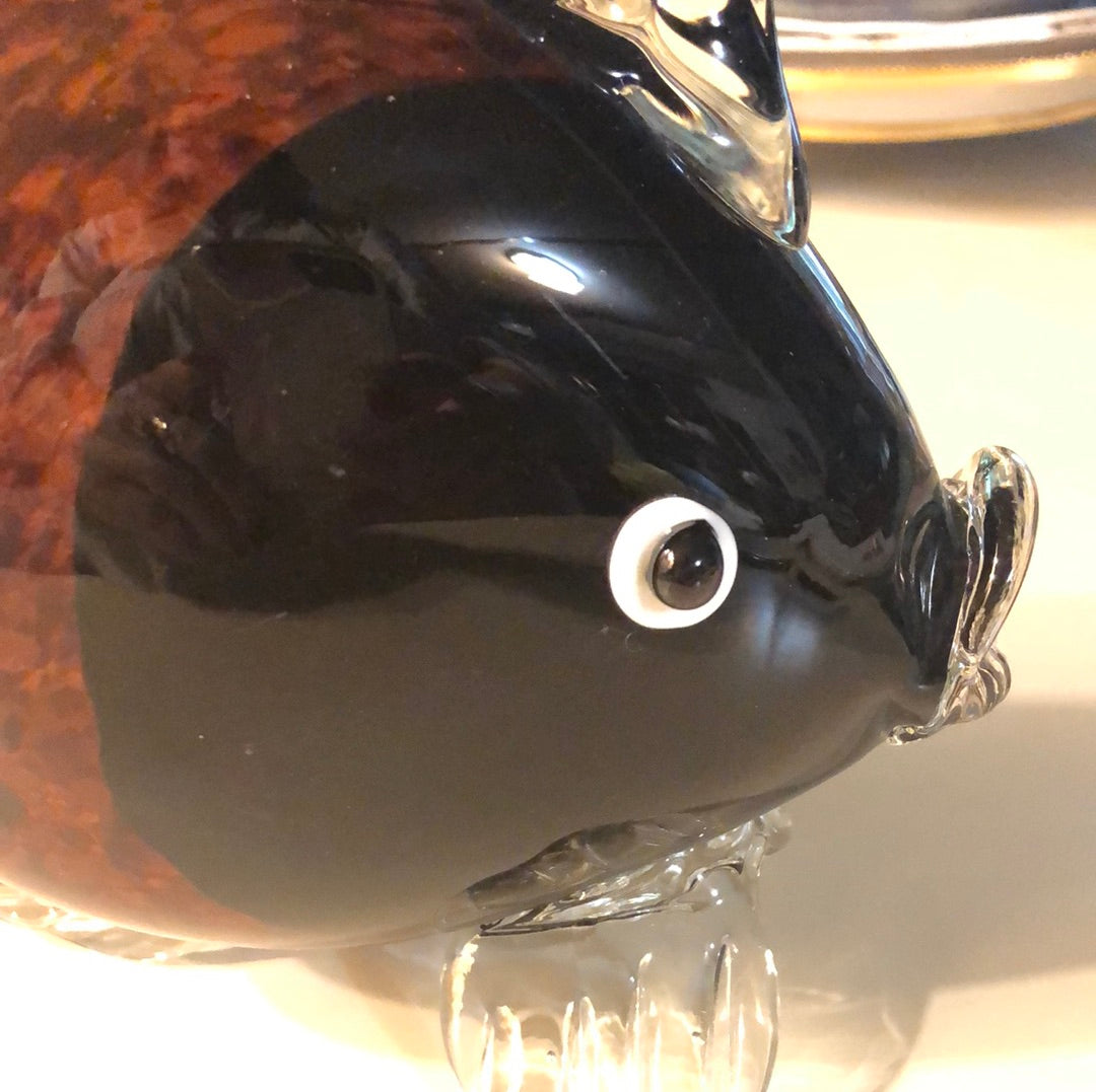 Hand blown Tiger Fish