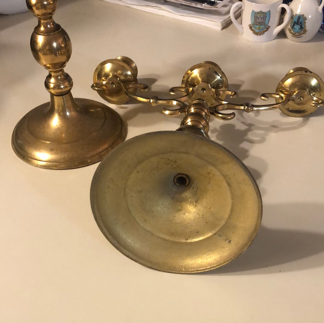 Pair of Brass Candlesticks