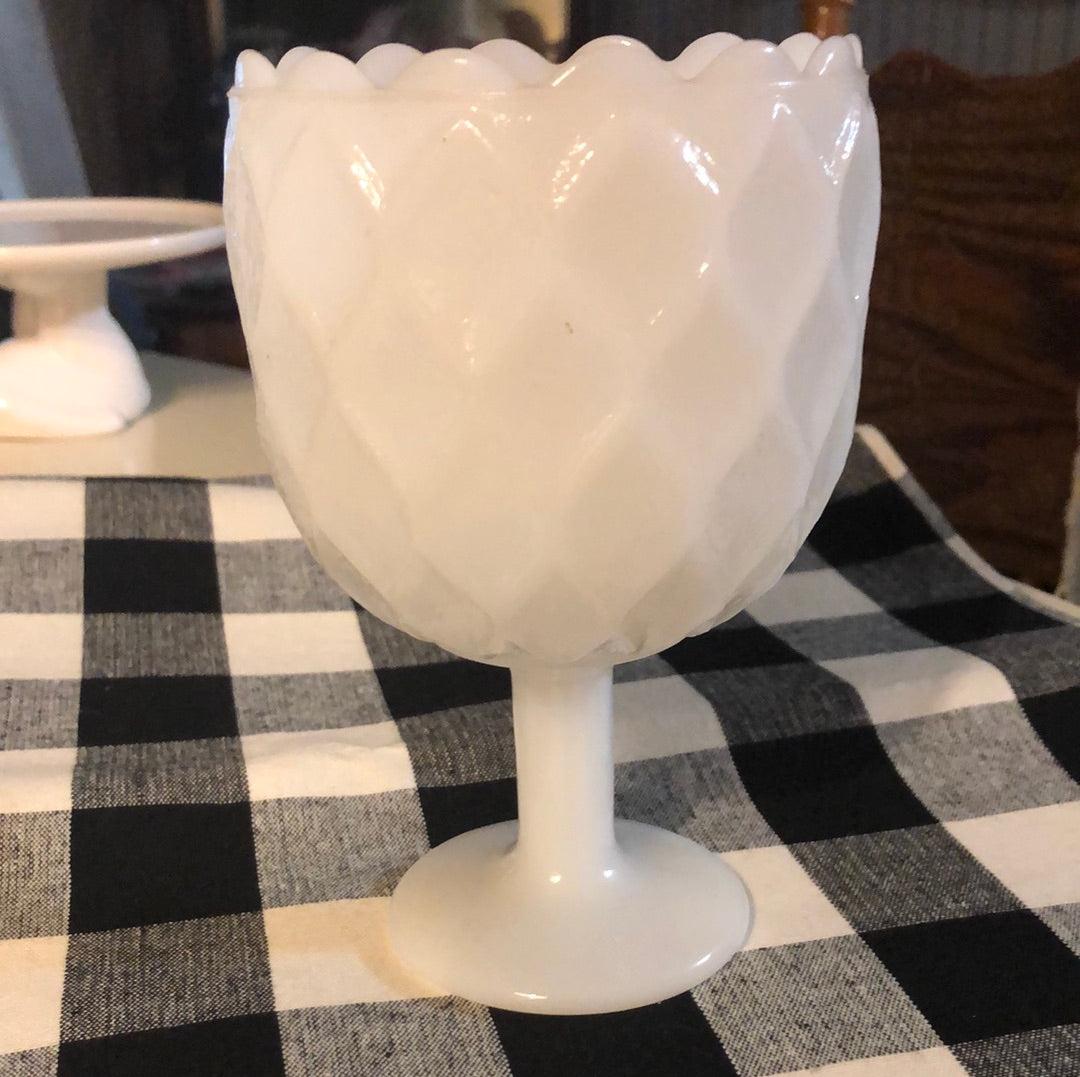 Milk Glass Vase