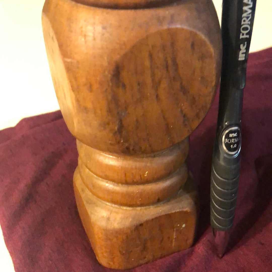 Vintage Wooden Pepper Grinder Mill