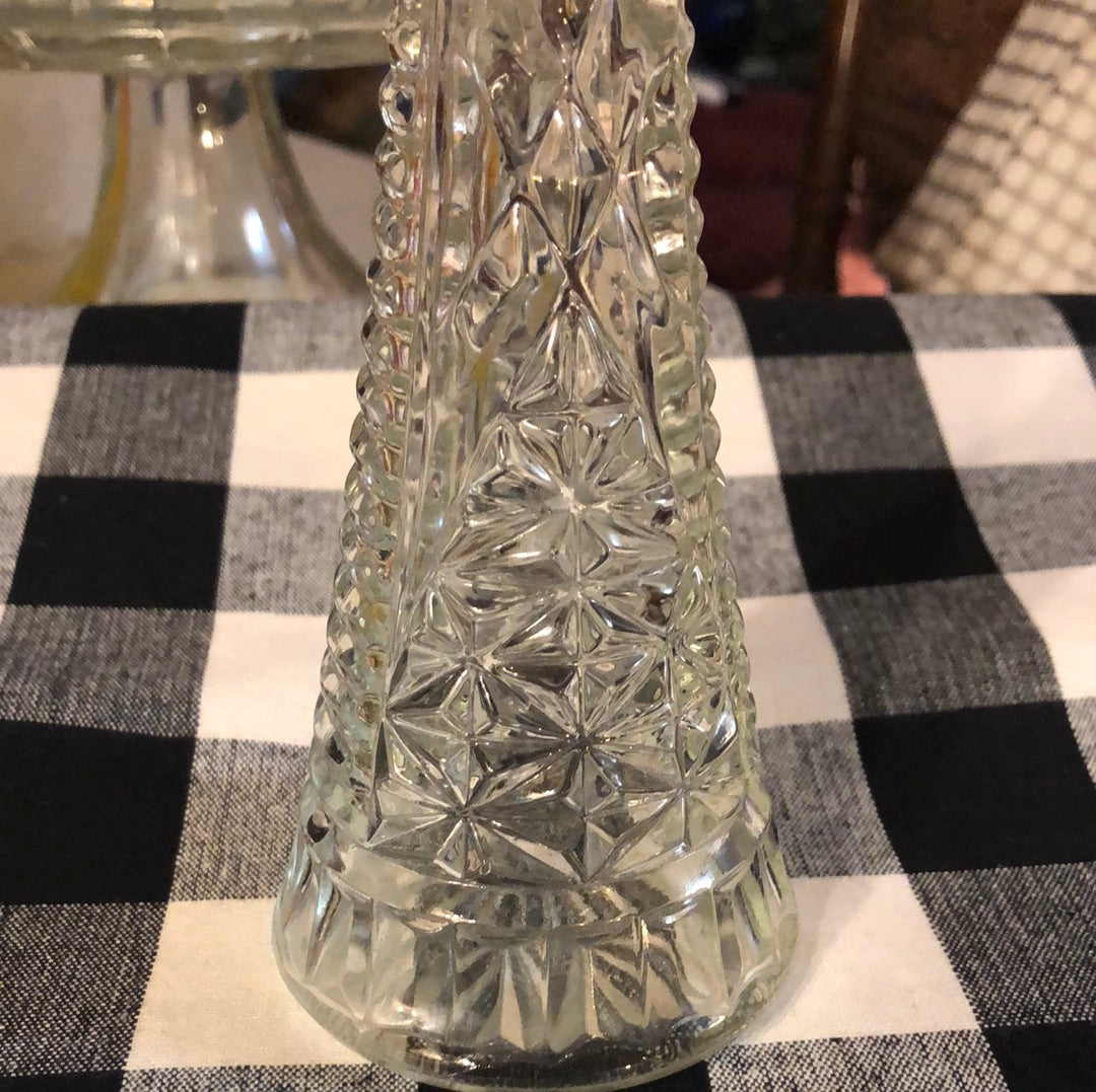 Anchor Hocking Stars n Bars Bud Vase