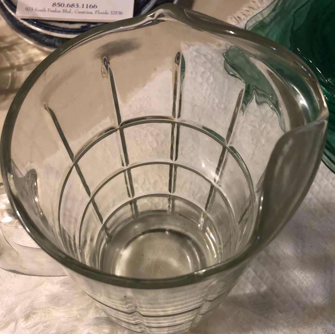 Anchor Hocking Tartan Pitcher