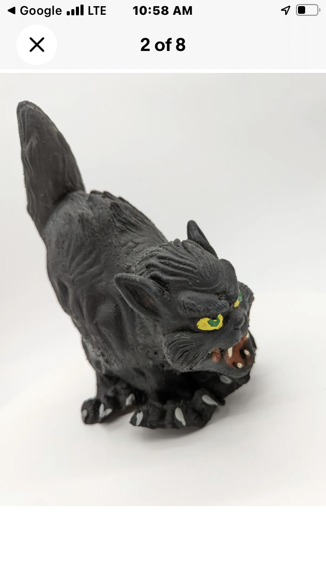 Black Cat Halloween Decor