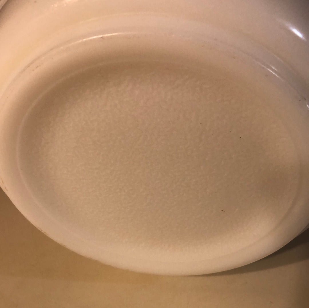 Milk Glass Mixer Bowl