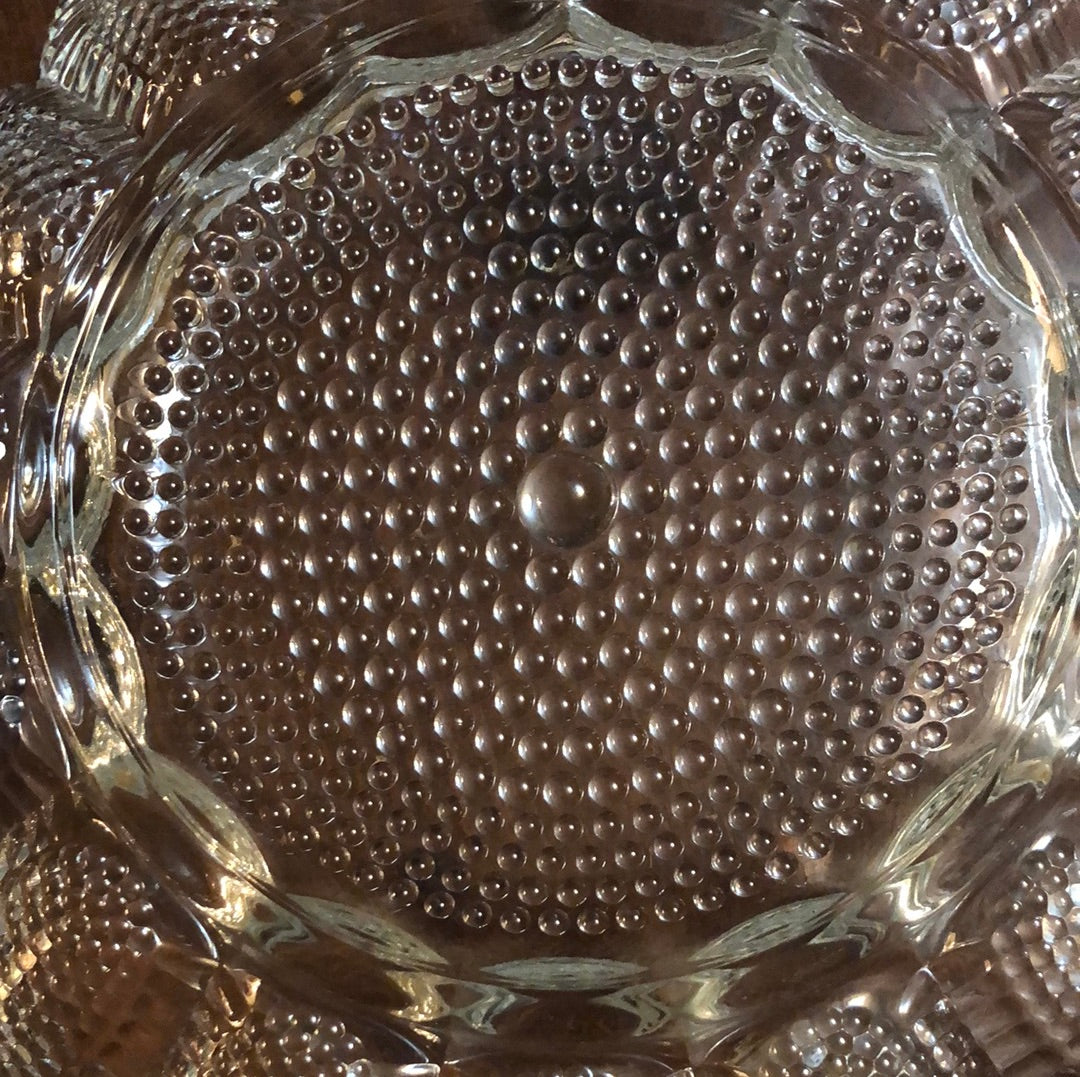 Pressed Glass Deviled Egg Tray