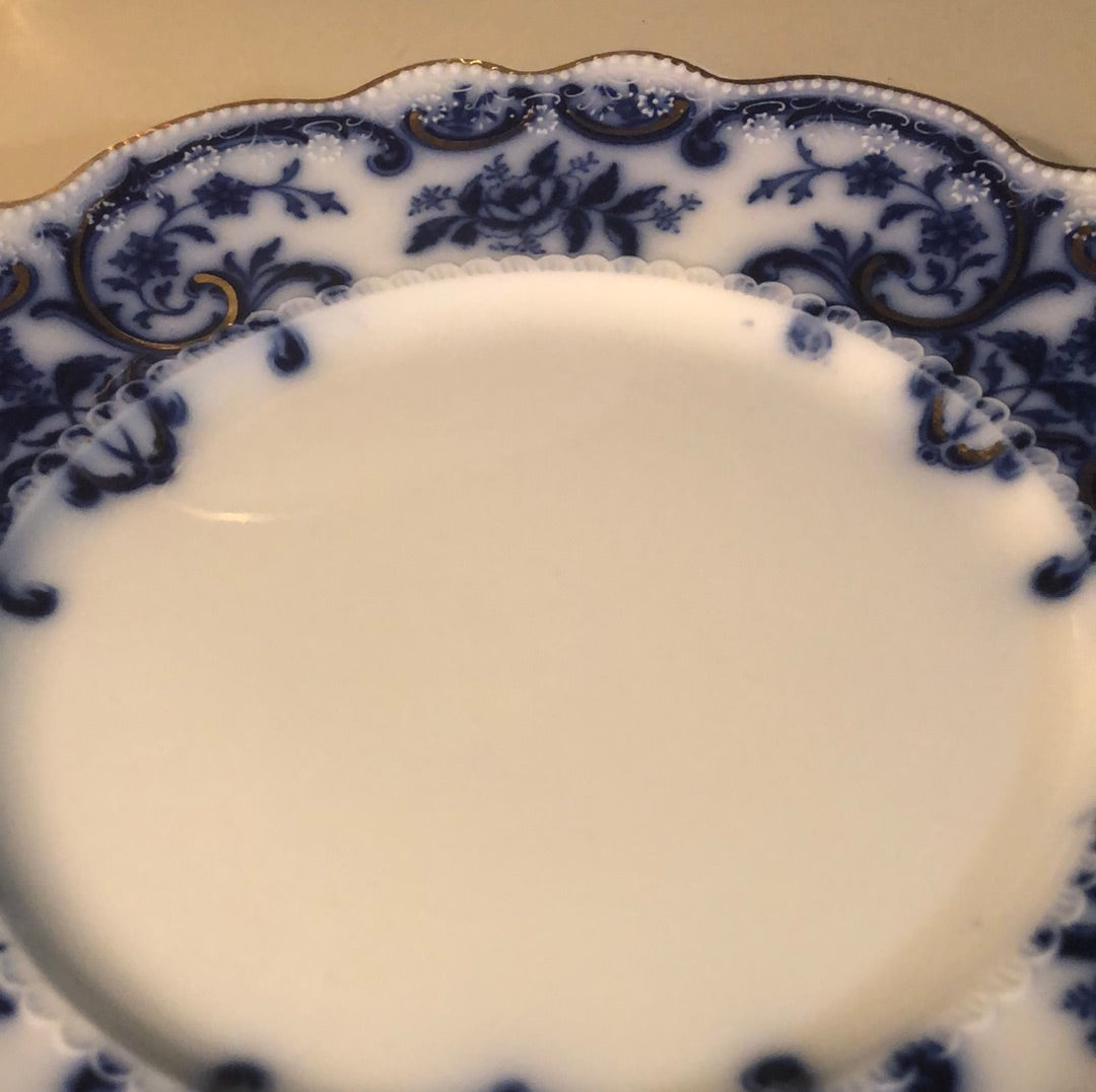 Flo Blue WHGrindley Porcelain Plate