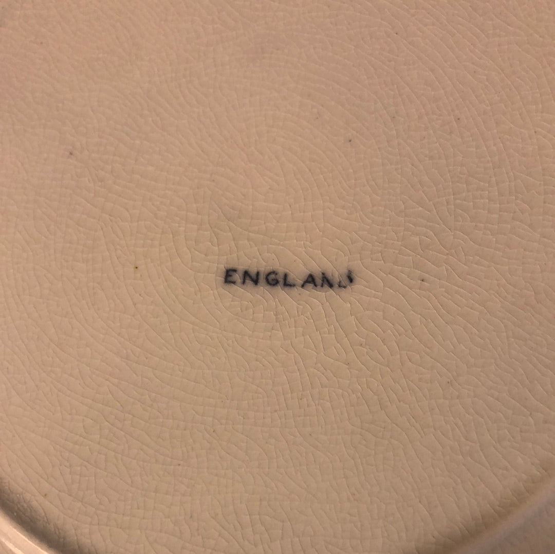 Blue and White Souvenir Plate from Atlantic City