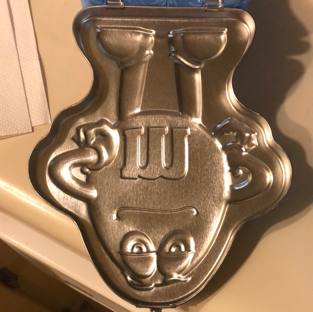 M&M Blue Tin Lunch Box