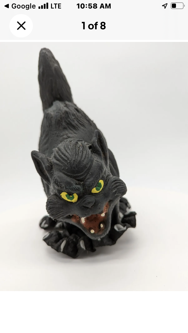 Black Cat Halloween Decor
