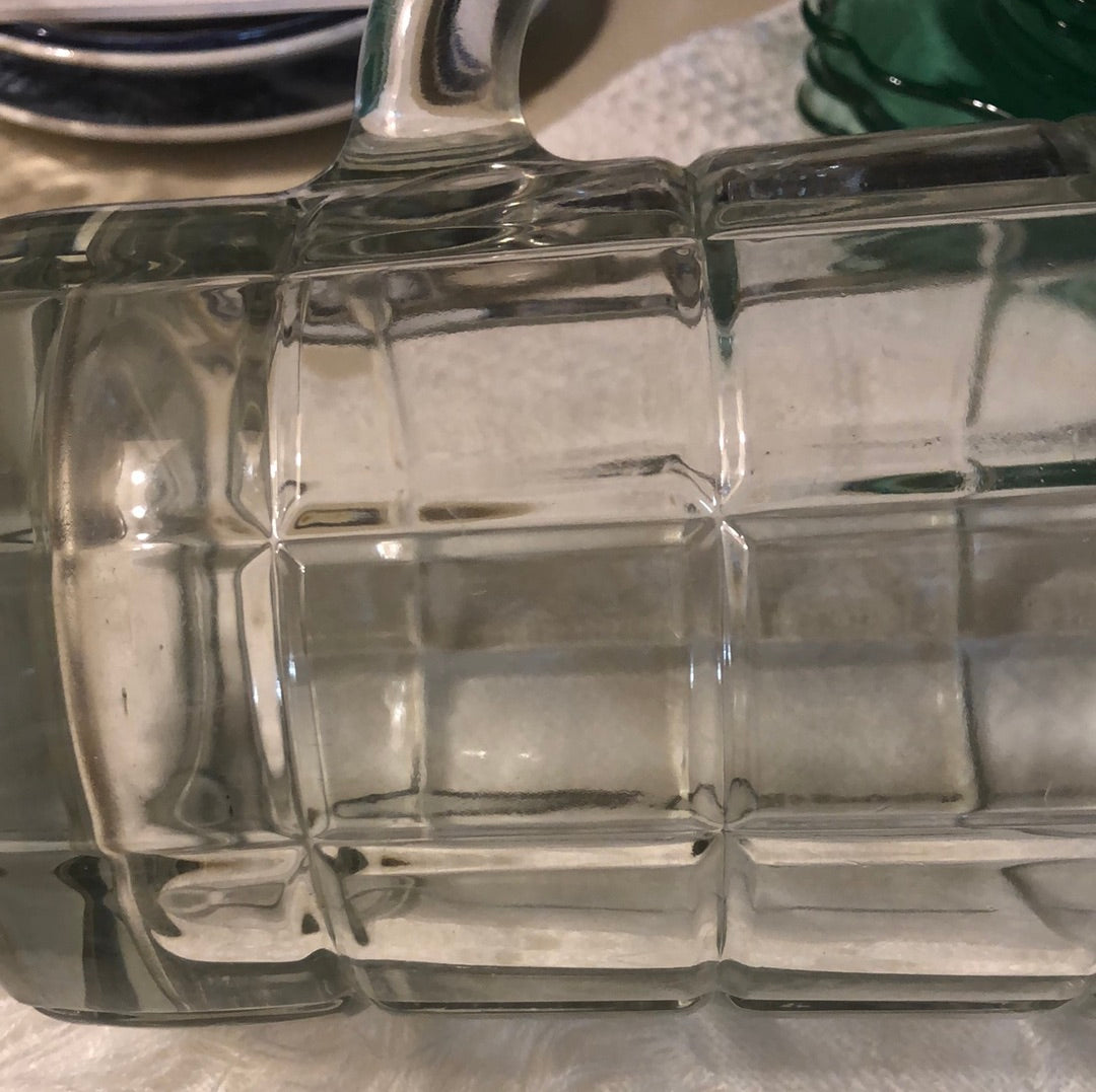 Anchor Hocking Tartan Pitcher