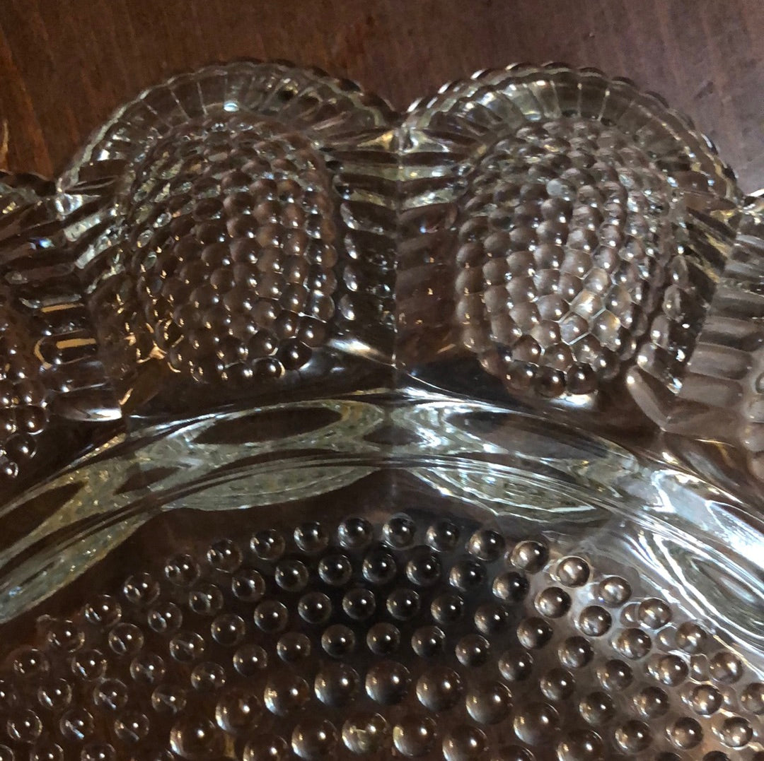 Pressed Glass Deviled Egg Tray