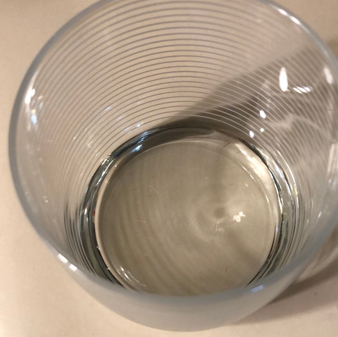 Etched Dunard Aqueduct Old Fashions Crystal Glasses