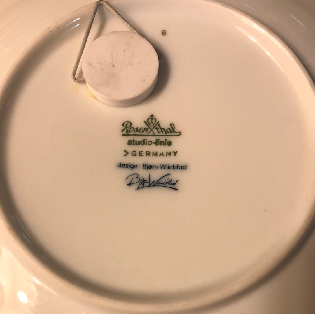 Alladin plate by Bjorn Winblad Signed