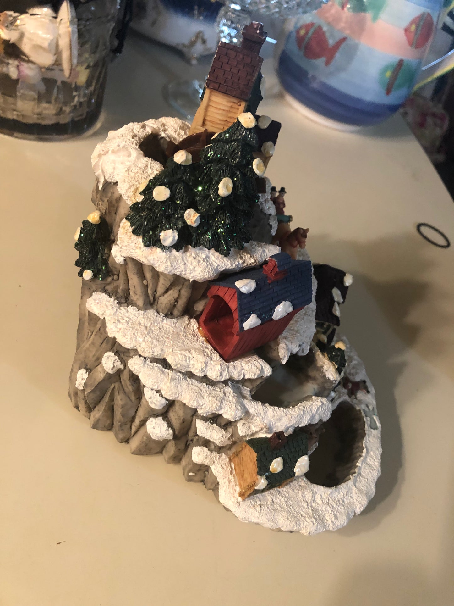 Christmas Village Musical 🎶 Waterfall