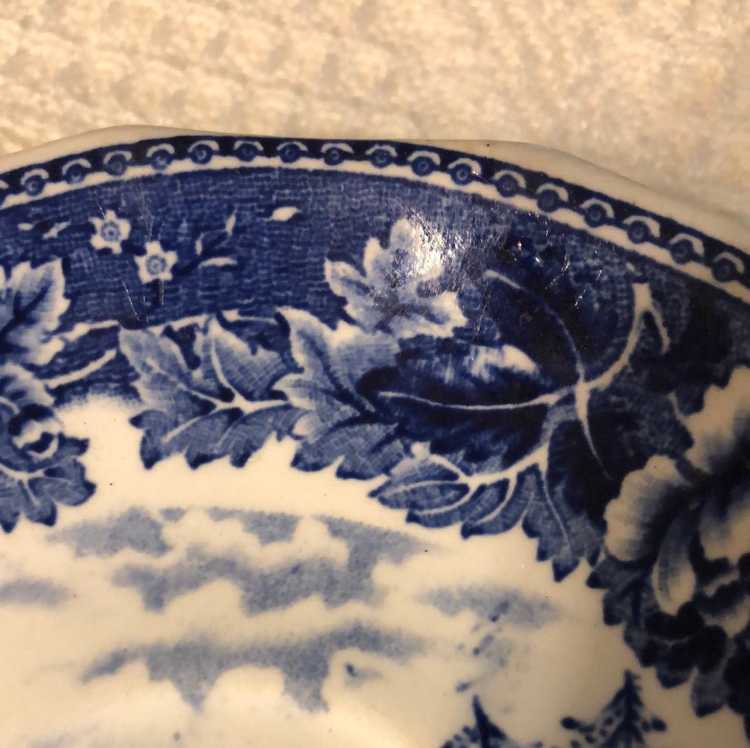 Blue Willow Saucer Rare