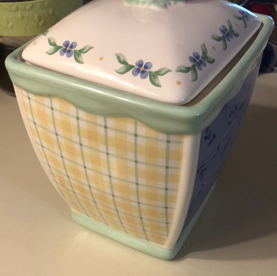 Pfaltzgraff Large Floral Cannister