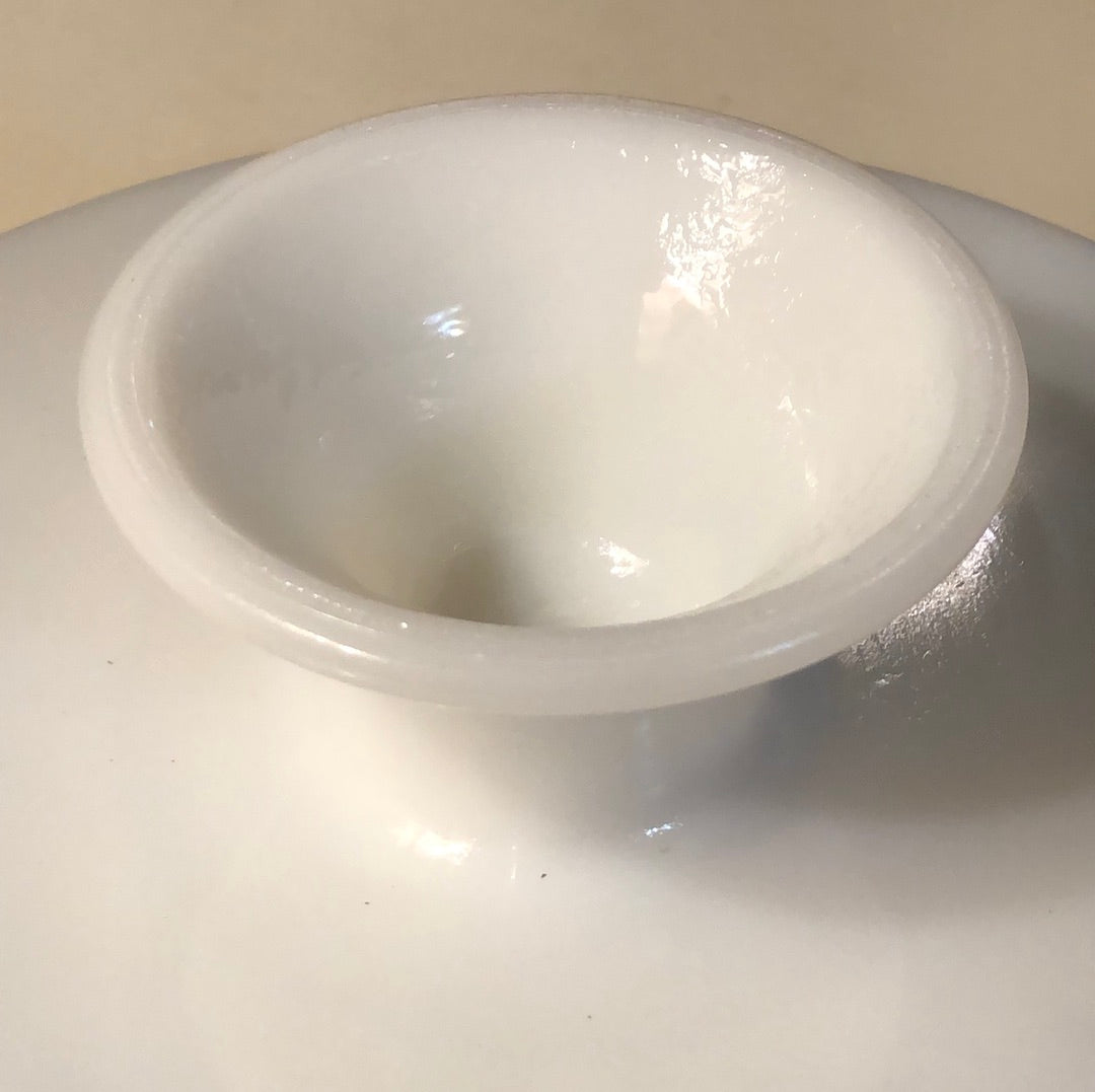 Milk Glass Raised Cake/Pie Plate