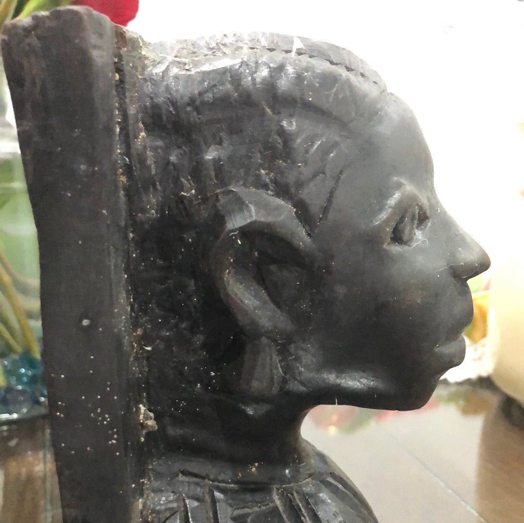 African Male Tribal Head statue