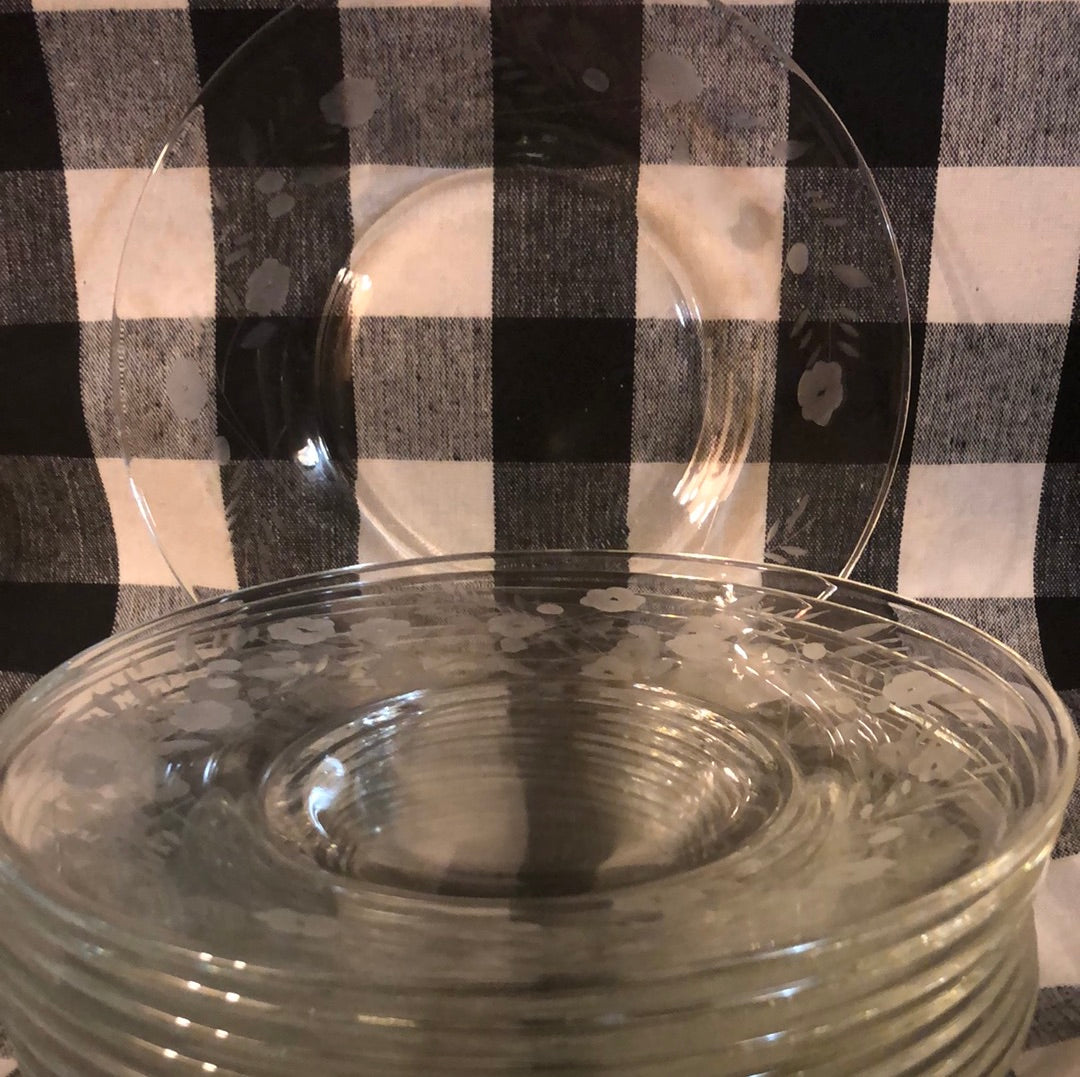 Depression Glass Luncheon Plates