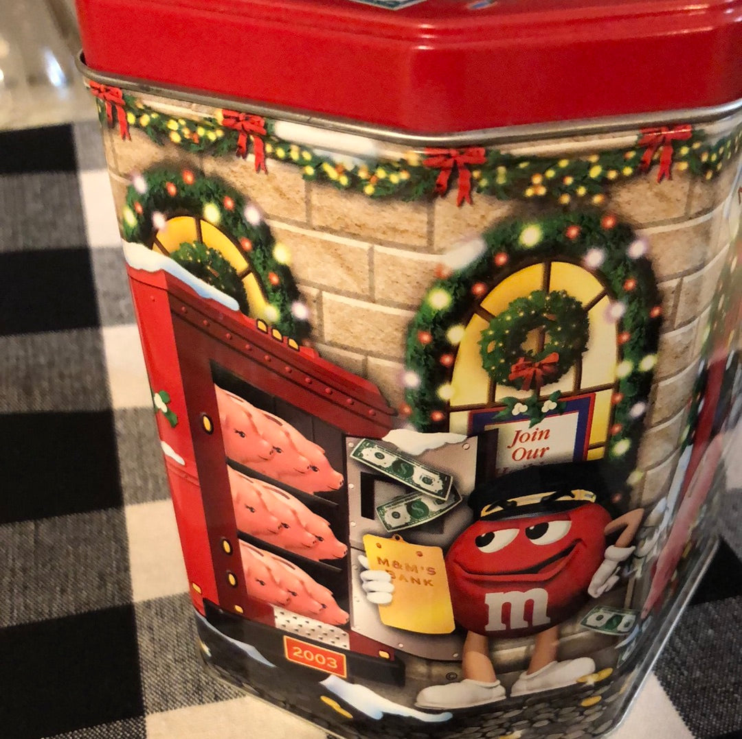 M and M’s Collectable Tin Bank