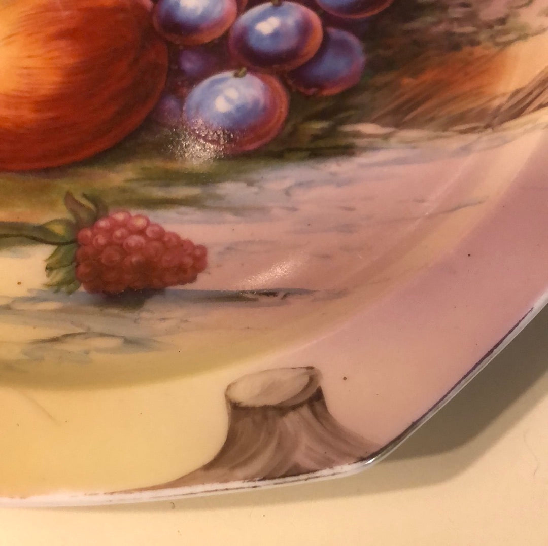 Vintage Bohemian Porcelain Luncheon Plate