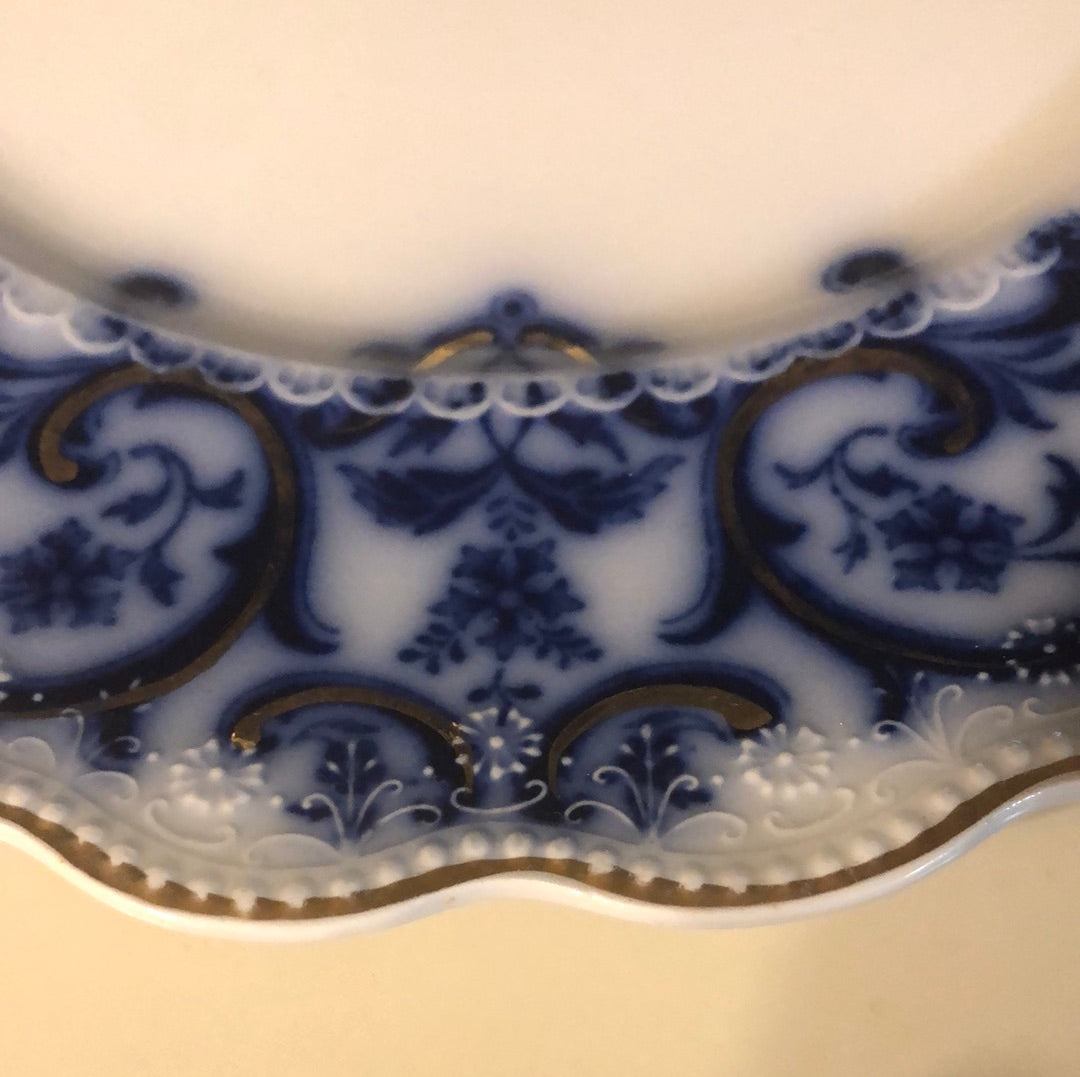 Flo Blue WHGrindley Porcelain Plate