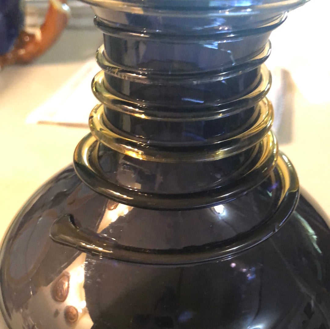 Art Deco Mouth Blown Vase
