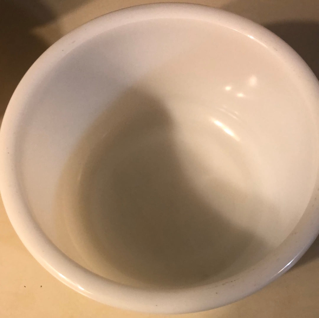 Milk Glass Mixer Bowl