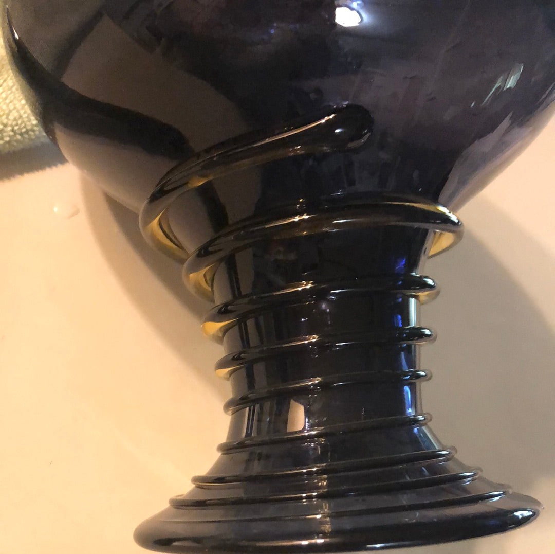 Art Deco Mouth Blown Vase