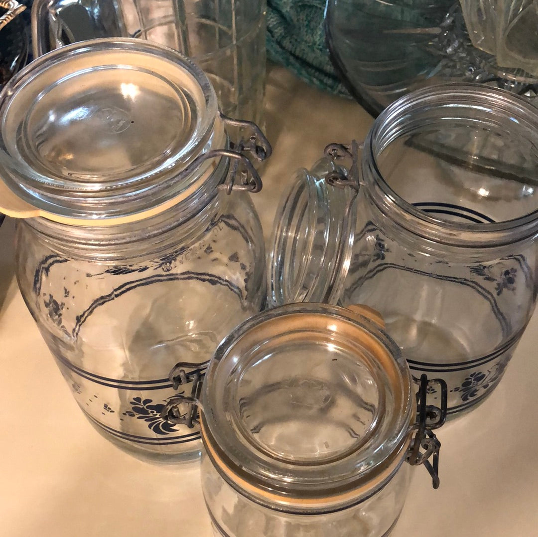 Vintage Arc Pfaltzgraff Cannister Set