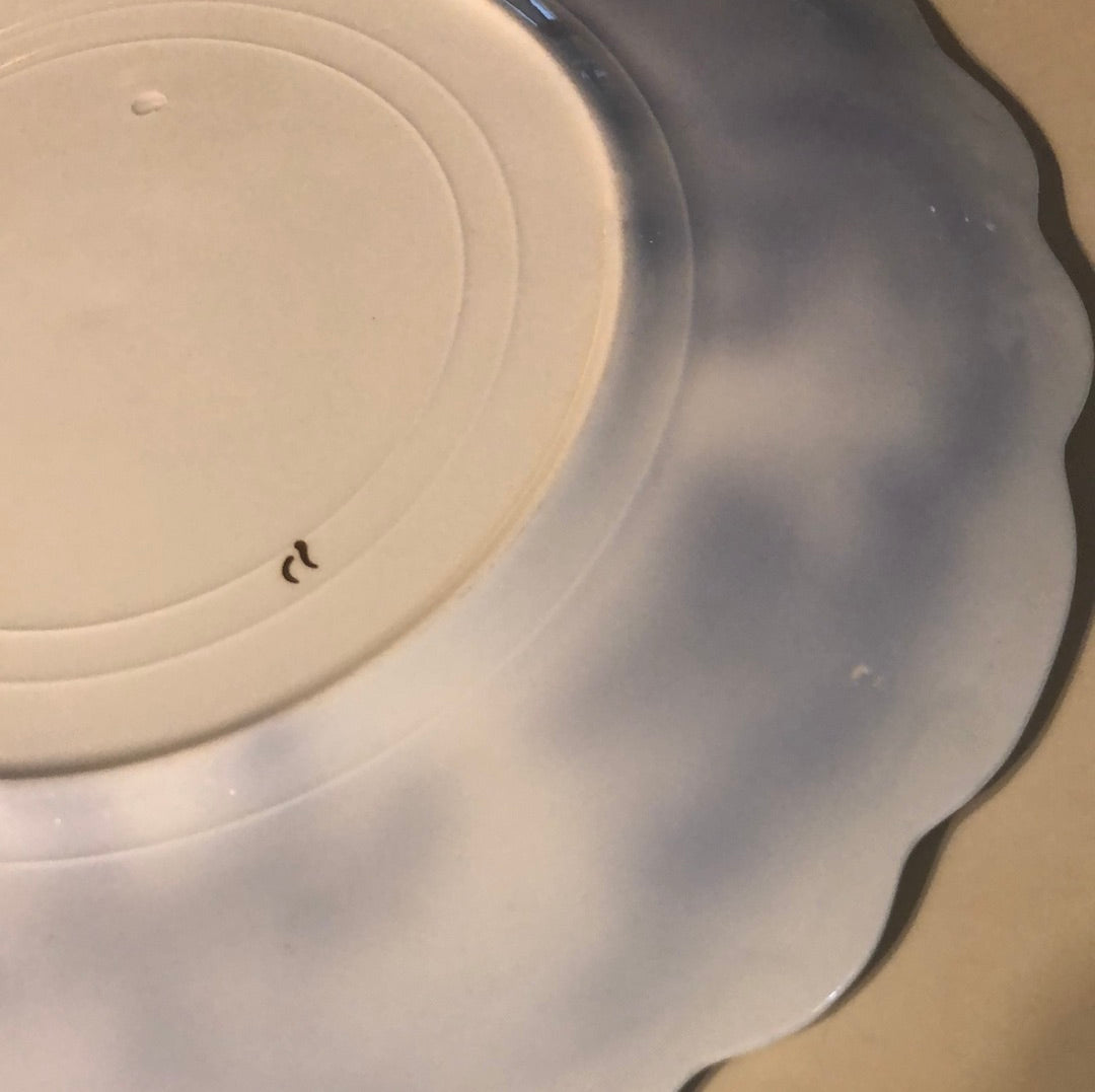 Flo Blue WHGrindley Porcelain Plate