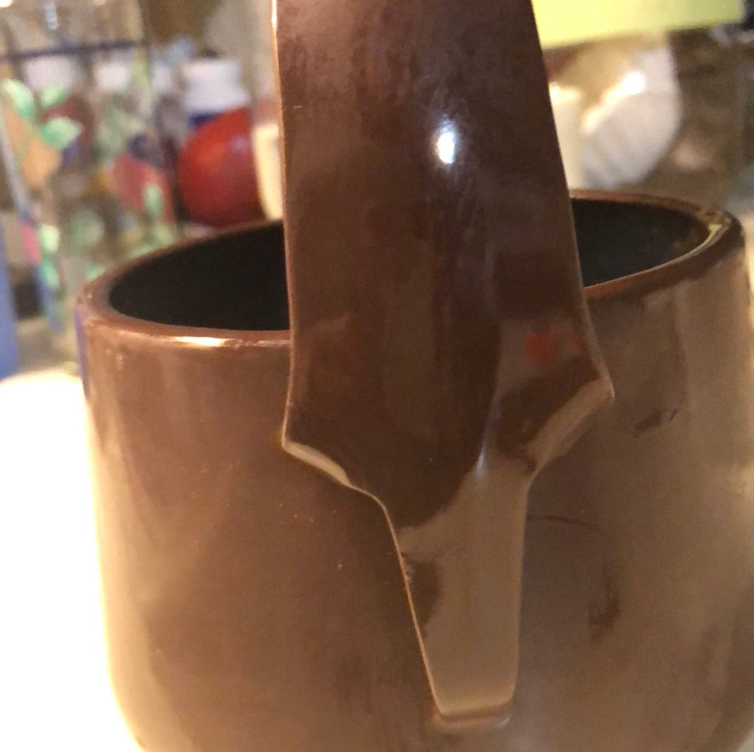 Brown Enameled MCM tea Pot